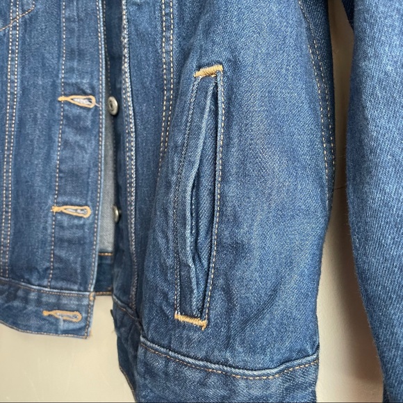 Levi’s Original Trucker Jean Jacket Blue Denim Size L - Picture 9 of 10